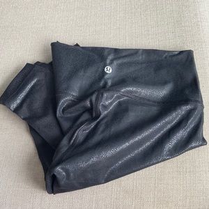 Lululemon Wunder Under tight black foil (28”)